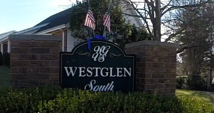 Monument sign for Westglen South